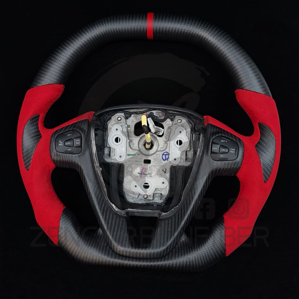 2011-2019 Ford Fiesta Carbon Fiber Steering Wheel - Steering Wheels