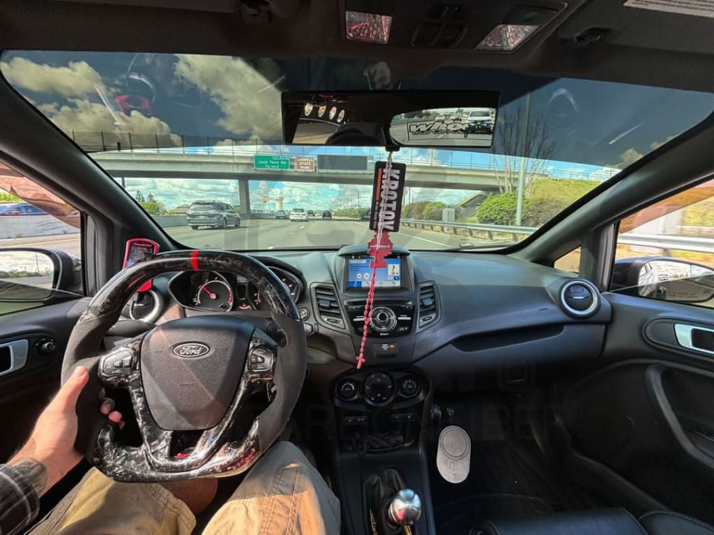 Ford Fiesta Carbon Fiber Steering Wheel Steering Wheel