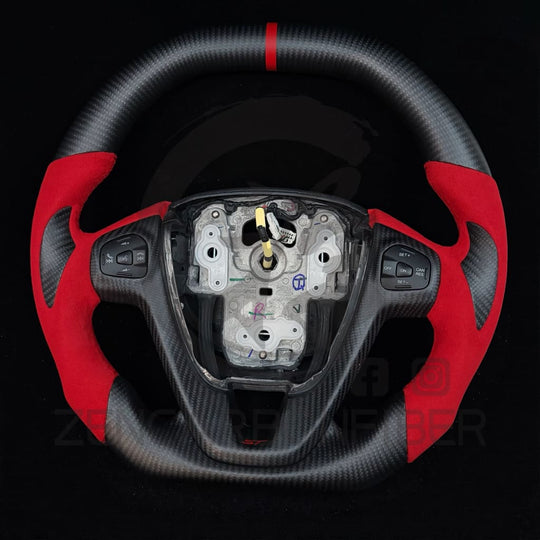 2011-2019 Ford Fiesta Carbon Fiber Steering Wheel - Steering Wheels