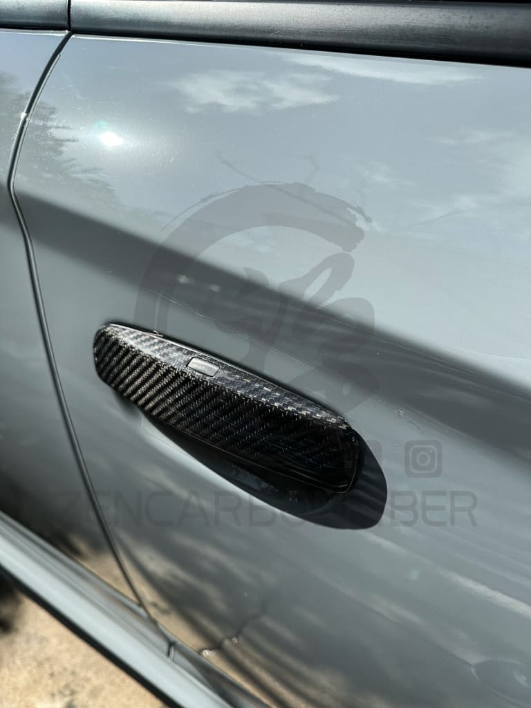 2011+ Dodge Charger/Challenger Carbon Fiber Door Handle Covers Vehicle Parts & Accessories