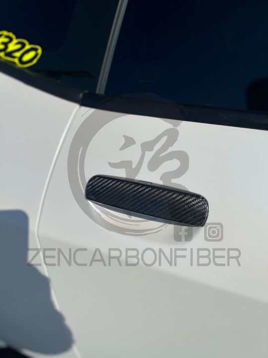 2011 + Dodge Charger/Challenger Carbon Fiber Door Handle Covers Vehicle Parts & Accessories