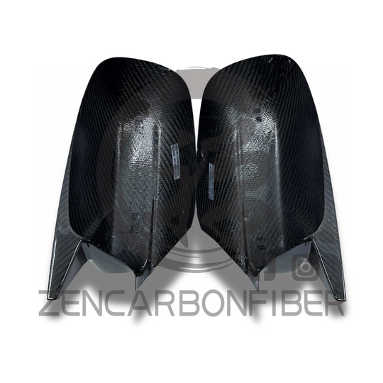 2011 + Dodge Charger/Chrysler 300 M-Style Carbon Fiber Mirror Cap Covers