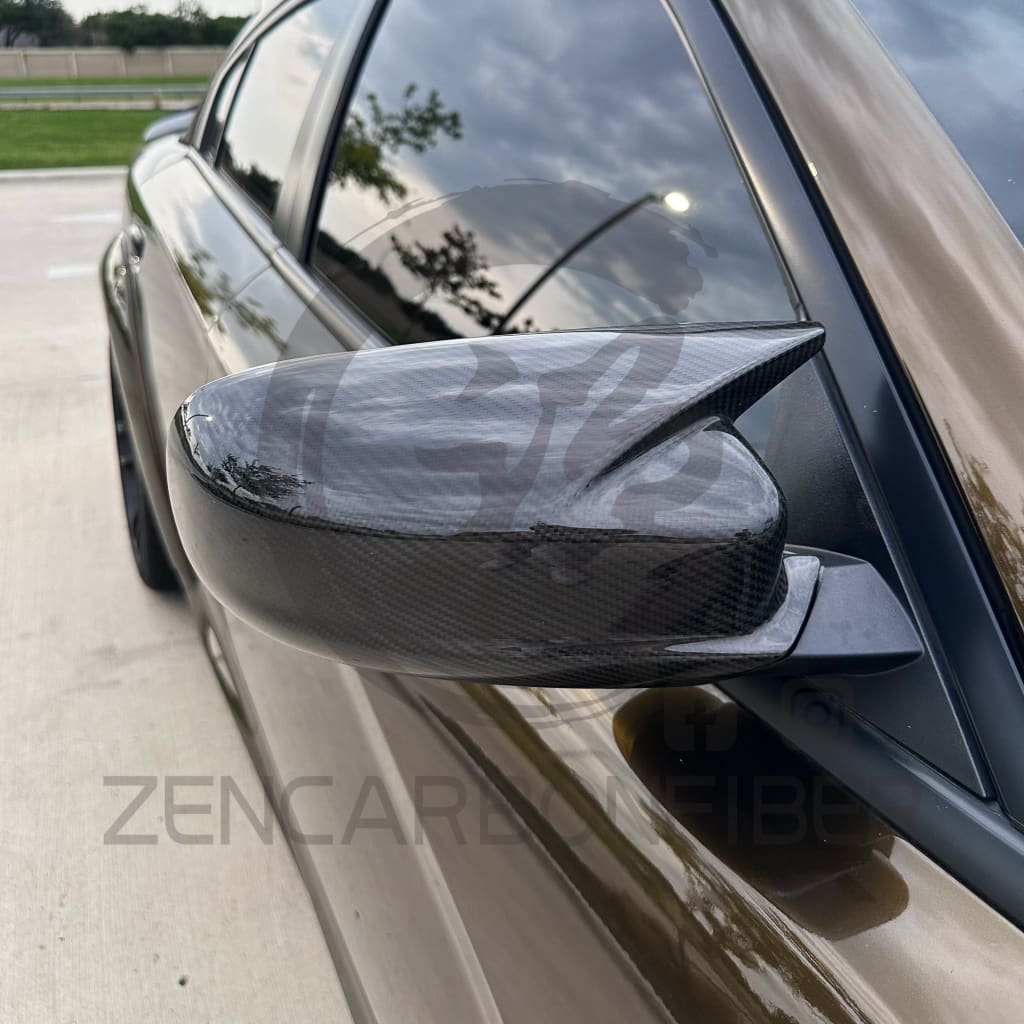 2011 + Dodge Charger/Chrysler 300 M-style Carbon Fiber Mirror Cap Covers