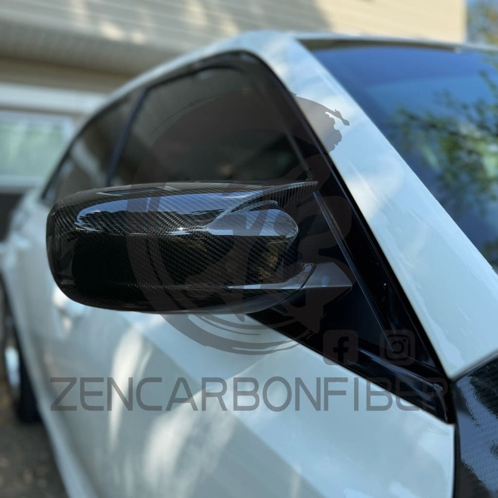 2011 + Dodge Charger/Chrysler 300 M-style Carbon Fiber Mirror Cap Covers