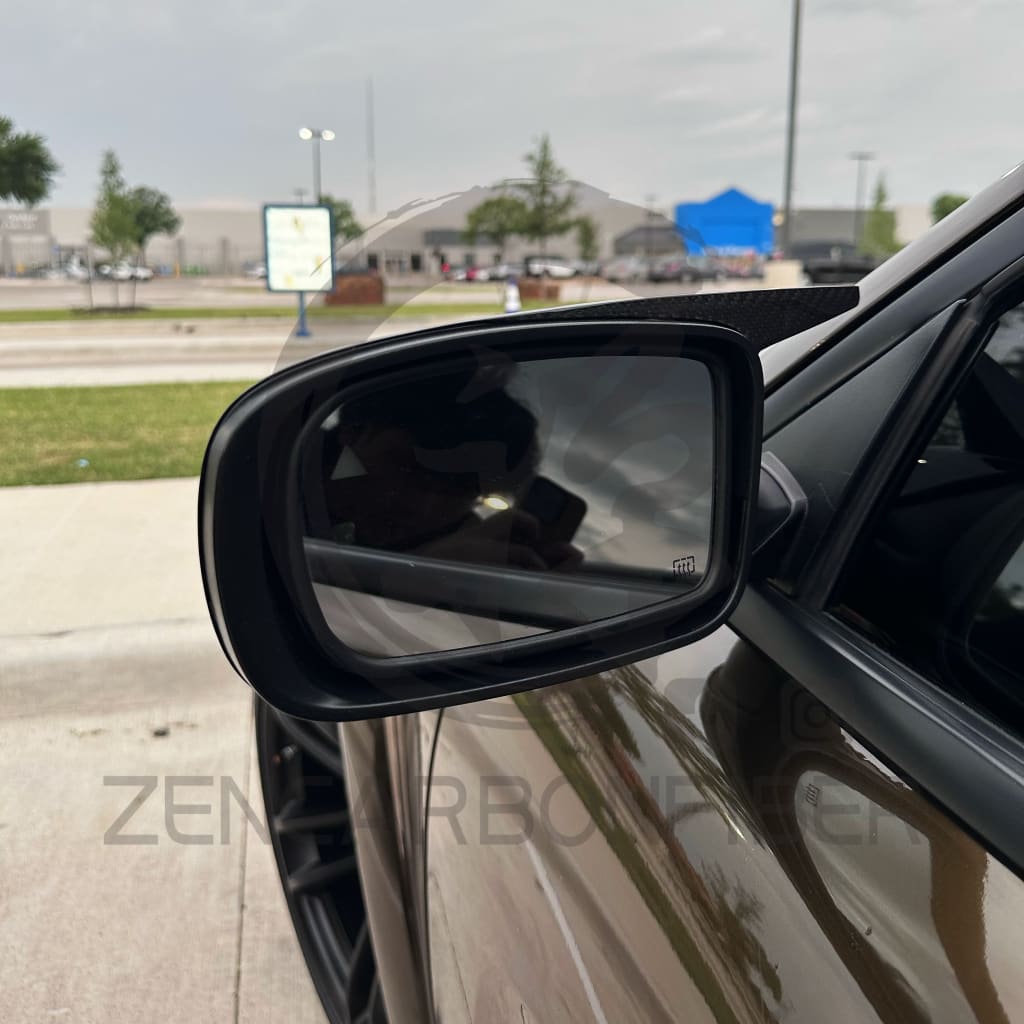 2011 + Dodge Charger/Chrysler 300 M-style Carbon Fiber Mirror Cap Covers