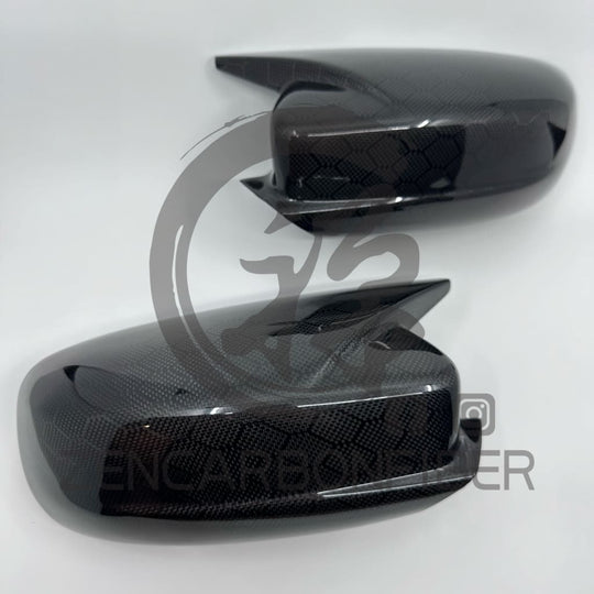 2011 + Dodge Charger/Chrysler 300 M-style Carbon Fiber Mirror Cap Covers Regular Carbon Fiber