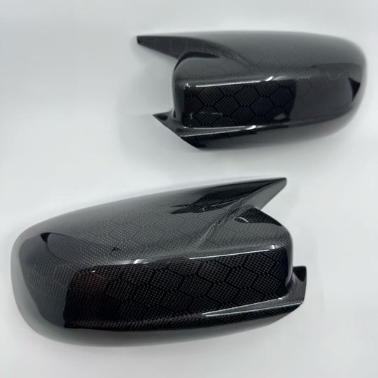 2011 + Dodge Charger/Chrysler 300 M-style Carbon Fiber Mirror Cap Covers Regular Carbon Fiber