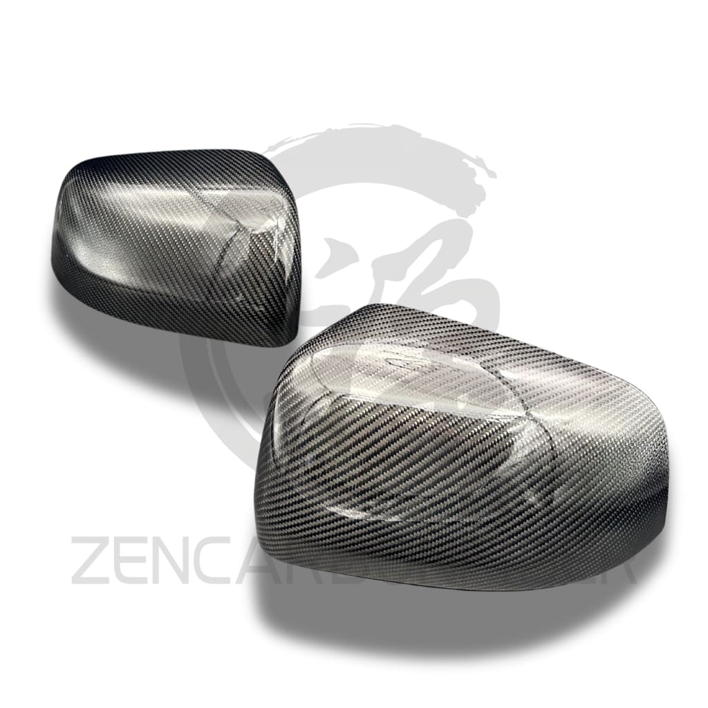 2011 + Jeep Grand Cherokee/Dodge Durango Carbon Fiber Mirror Caps Replacement Mirror Caps