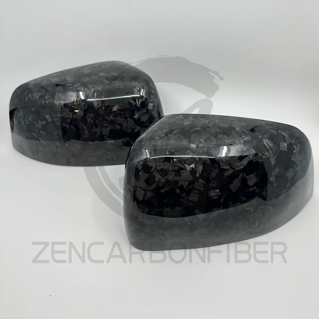 2011 + Jeep Grand Cherokee/Dodge Durango Carbon Fiber Mirror Caps Replacement Forged carbon fiber mirror caps