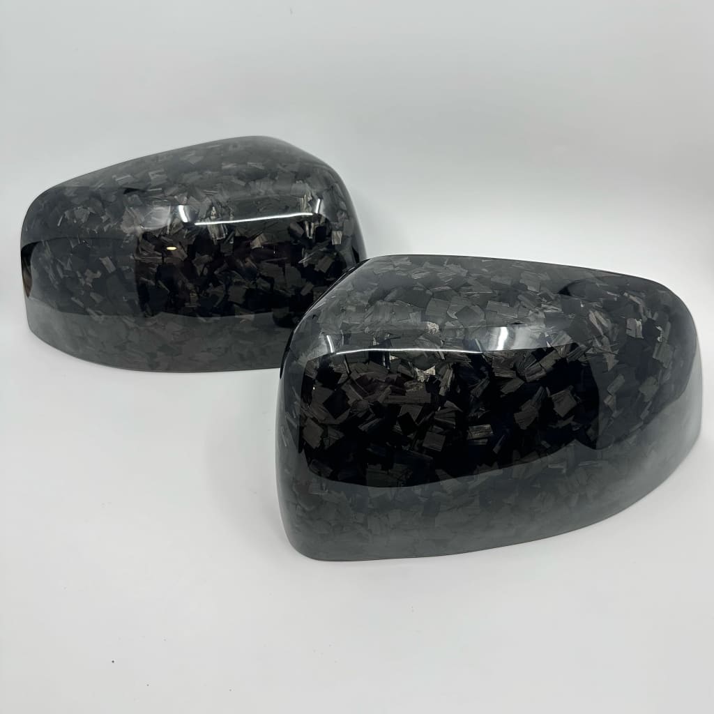 2011 + Jeep Grand Cherokee/Dodge Durango Carbon Fiber Mirror Caps Replacement Forged carbon fiber mirror caps