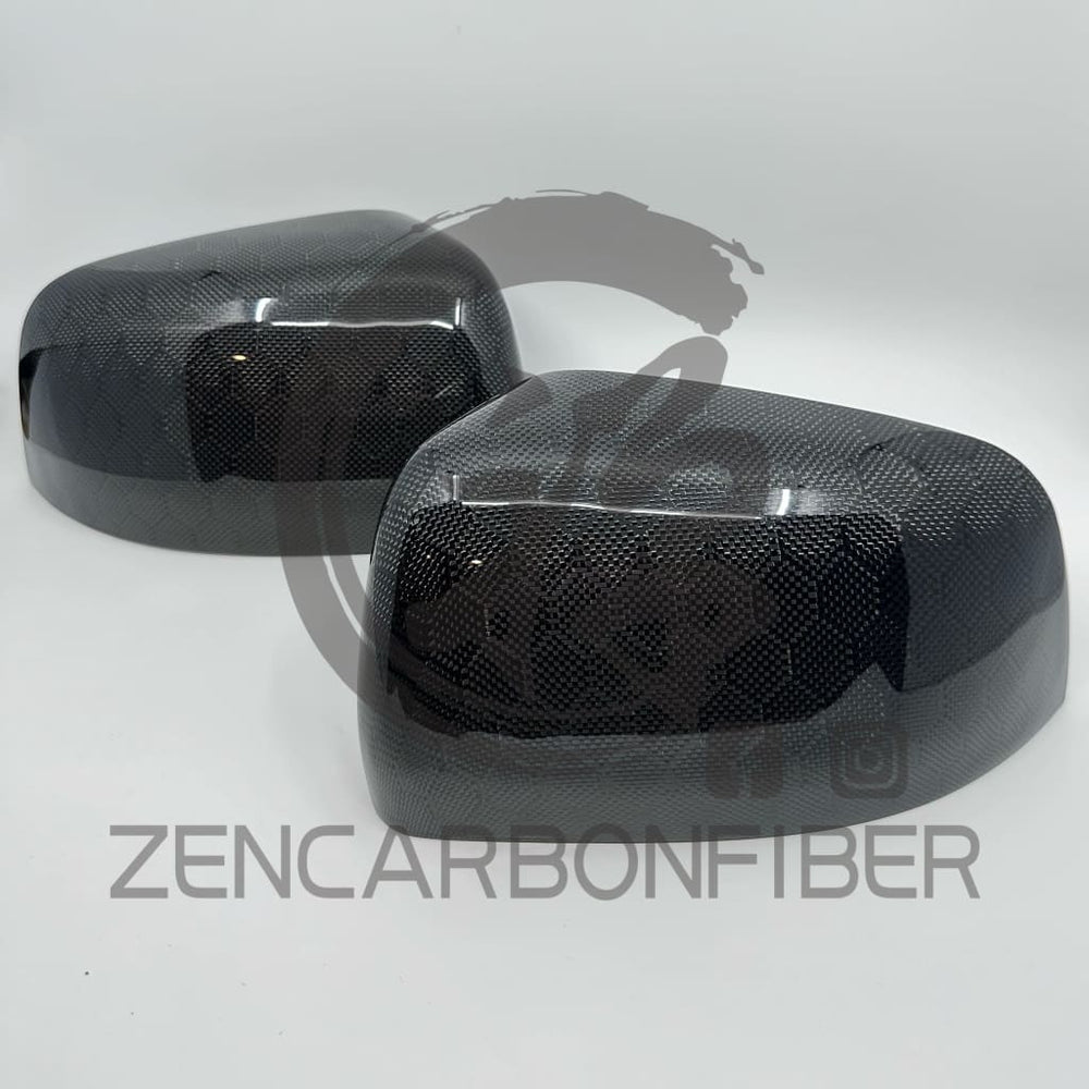 2011 + Jeep Grand Cherokee/Dodge Durango Carbon Fiber Mirror Caps Replacement Honeycomb carbon fiber mirror caps