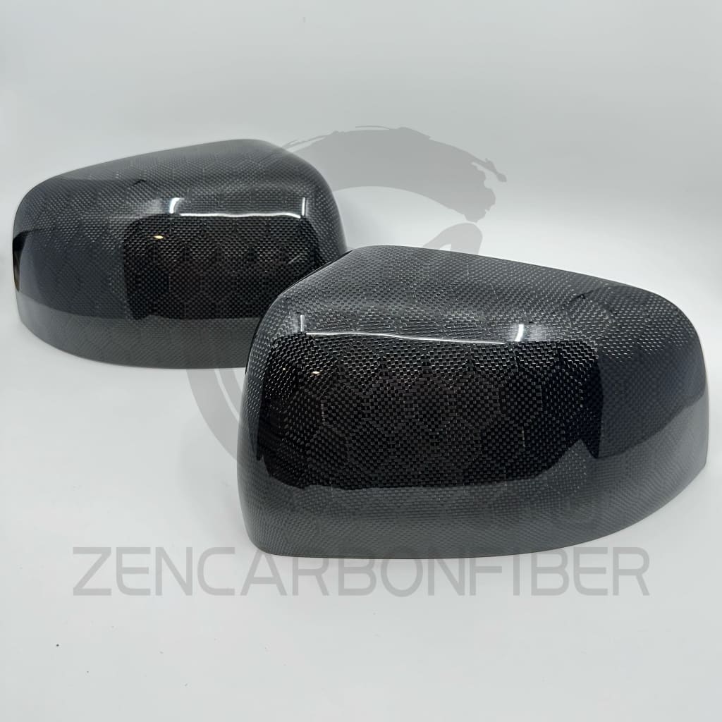 2011 + Jeep Grand Cherokee/Dodge Durango Carbon Fiber Mirror Caps Replacement Honeycomb carbon fiber mirror caps