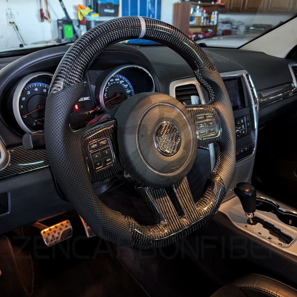 2012-2014 Dodge/Jeep/Chrysler SRT8 Carbon Fiber Steering Wheel - Steering Wheels