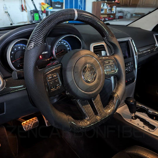 2012-2014 Dodge/Jeep/Chrysler SRT8 Carbon Fiber Steering Wheel - Steering Wheels