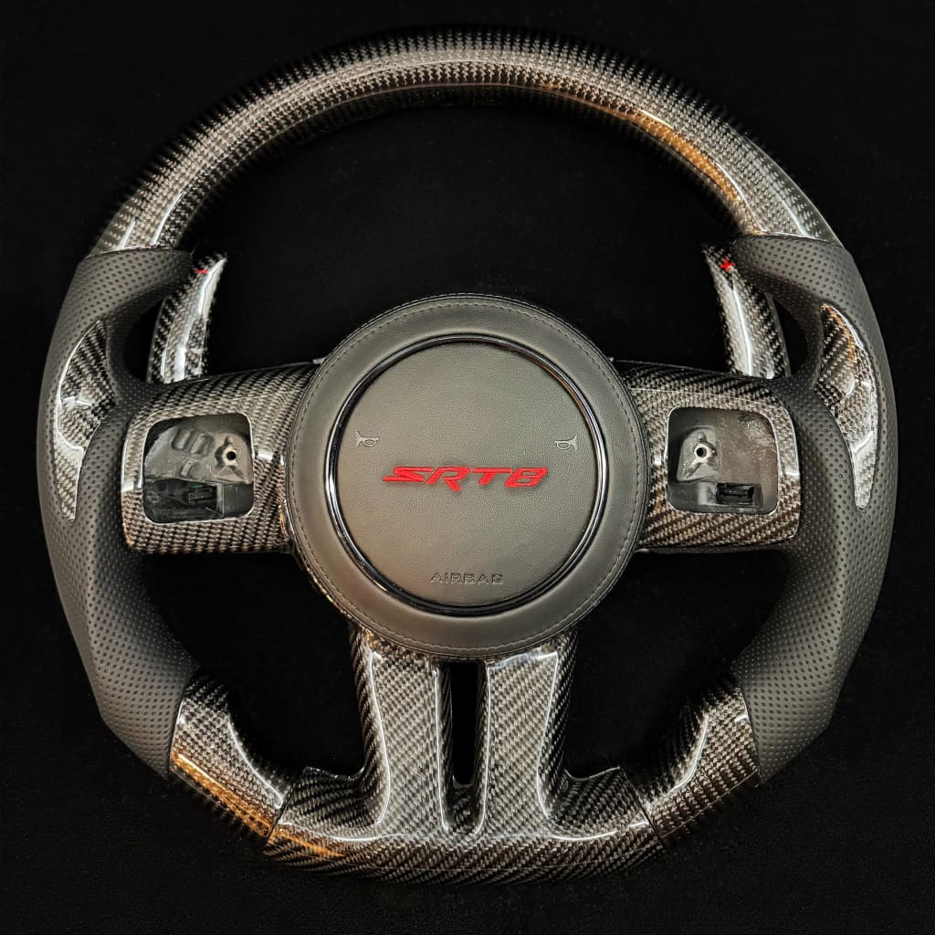 2012-2014 Dodge/Jeep/Chrysler SRT8 Carbon Fiber Steering Wheel Steering Wheels