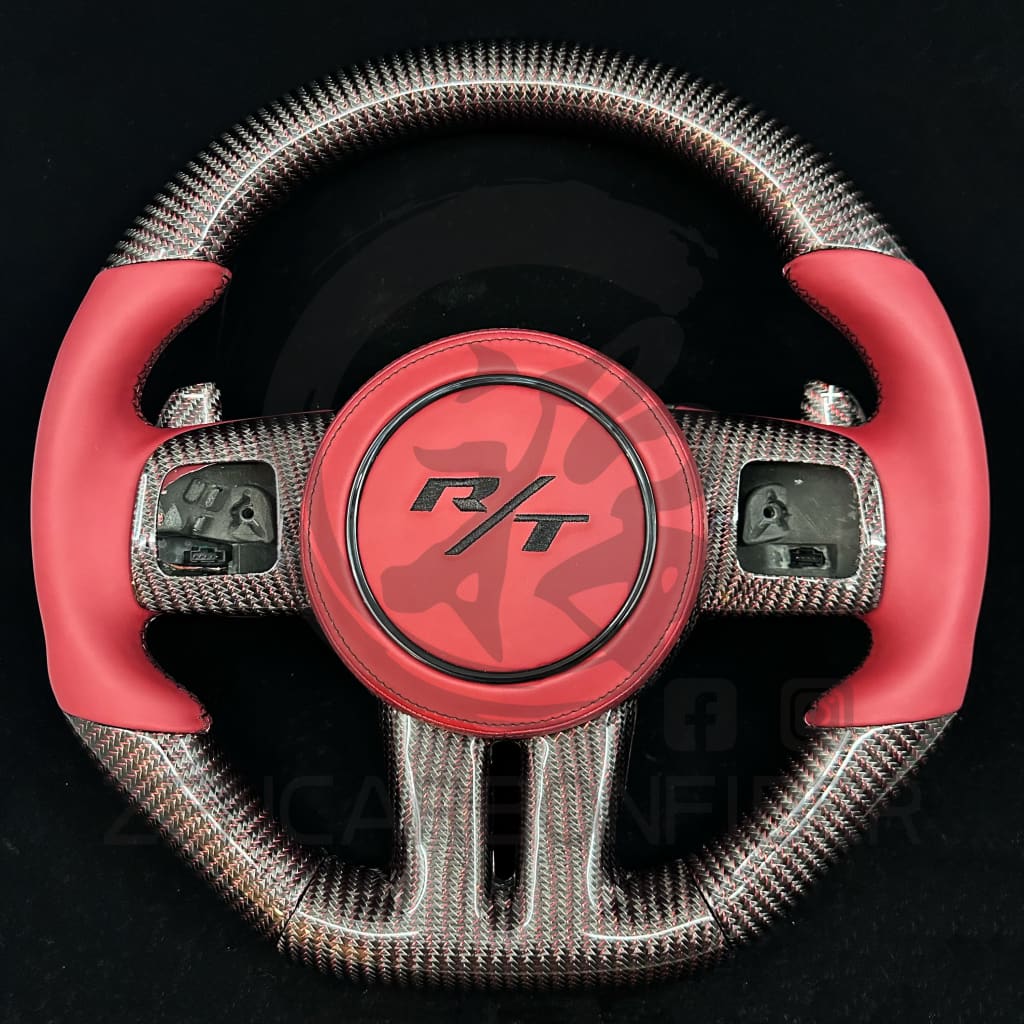 2012-2014 Dodge/Jeep/Chrysler SRT8 Carbon Fiber Steering Wheel Steering Wheels
