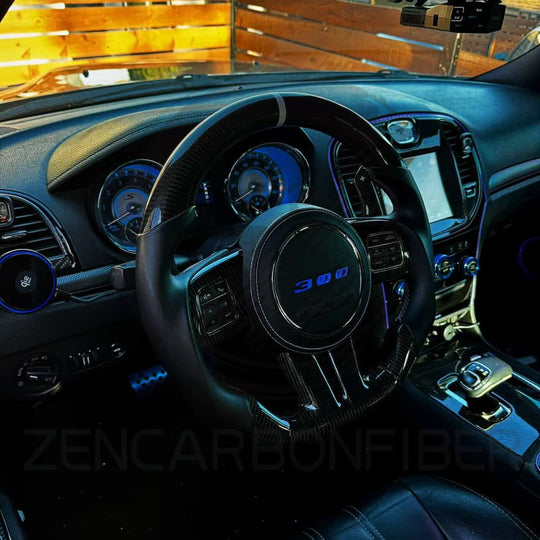 2012-2014 Dodge/Jeep/Chrysler SRT8 Carbon Fiber Steering Wheel - Steering Wheels
