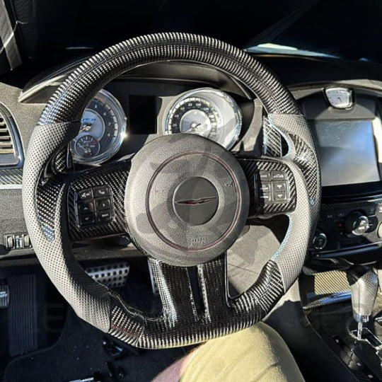 2012-2014 Dodge/Jeep/Chrysler SRT8 Carbon Fiber Steering Wheel Steering Wheels