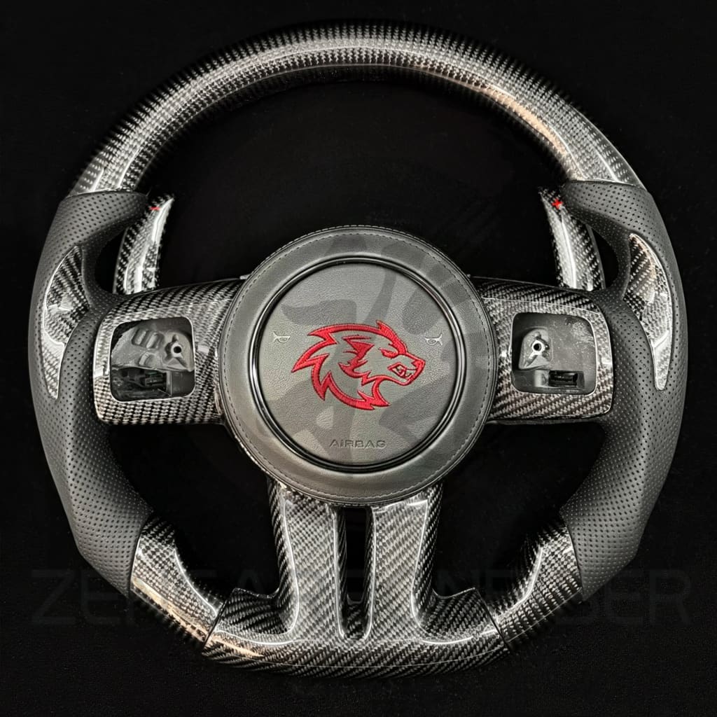 2012-2014 Dodge/Jeep/Chrysler SRT8 Carbon Fiber Steering Wheel - Steering Wheels