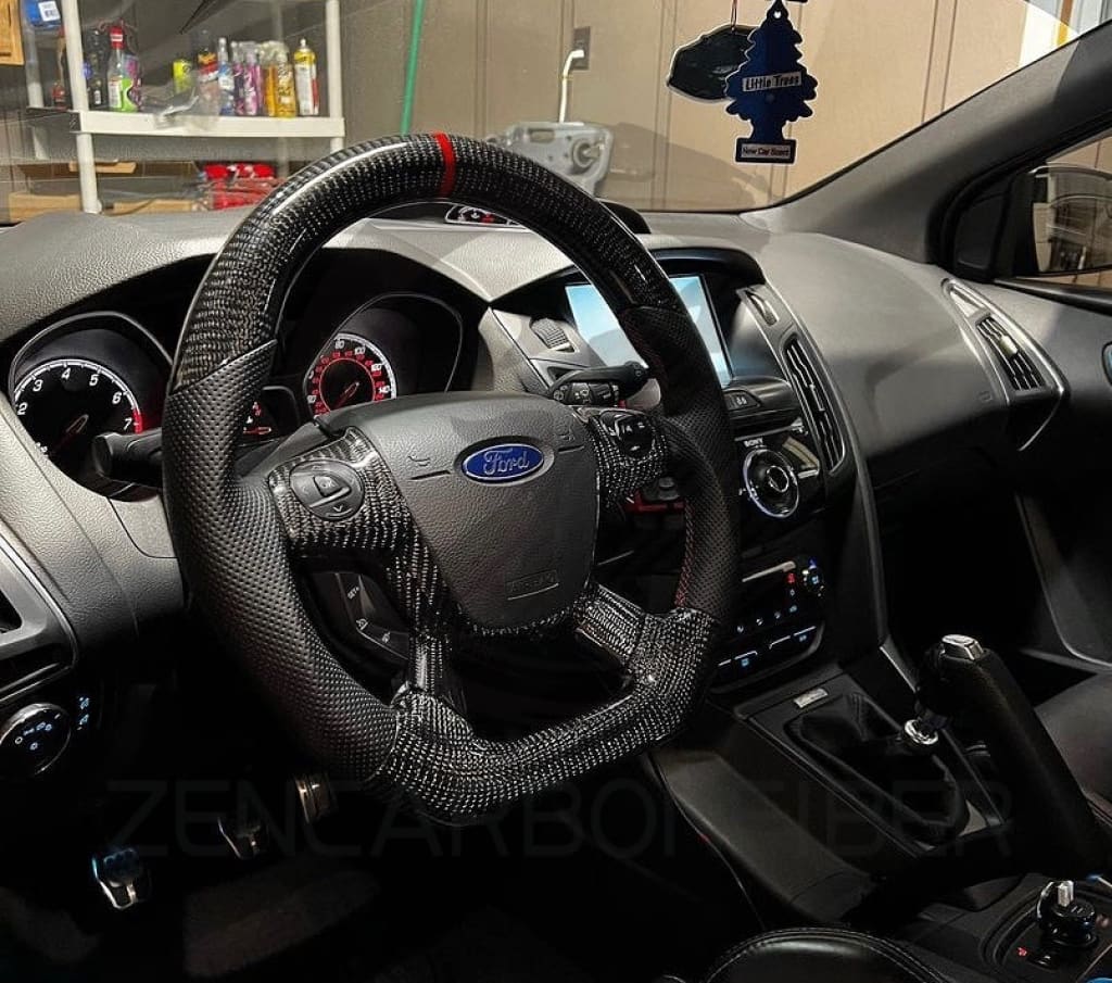 2012-2014 Ford Focus Carbon Fiber Steering Wheel - Steering Wheels