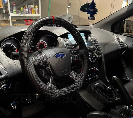 2012-2014 Ford Focus Carbon Fiber Steering Wheel - Steering Wheels