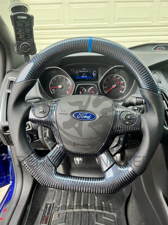 2012-2014 Ford Focus Carbon Fiber Steering Wheel