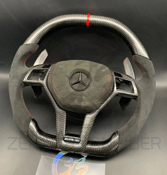 Mercedes Custom Carbon Fiber Steering Wheel