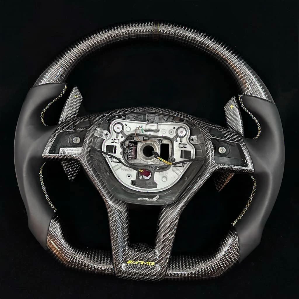 Mercedes Custom Carbon Fiber Steering Wheel