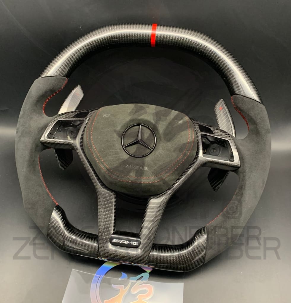 Mercedes Custom Carbon Fiber Steering Wheel