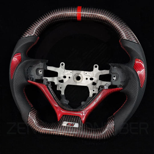 2012-2015 9th gen Honda Civic Carbon Fiber Steering Wheel - Steering Wheels