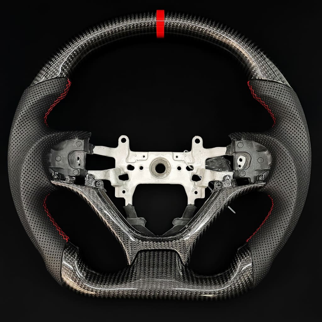 2012-2015 9th gen Honda Civic Carbon Fiber Steering Wheel - Steering Wheels