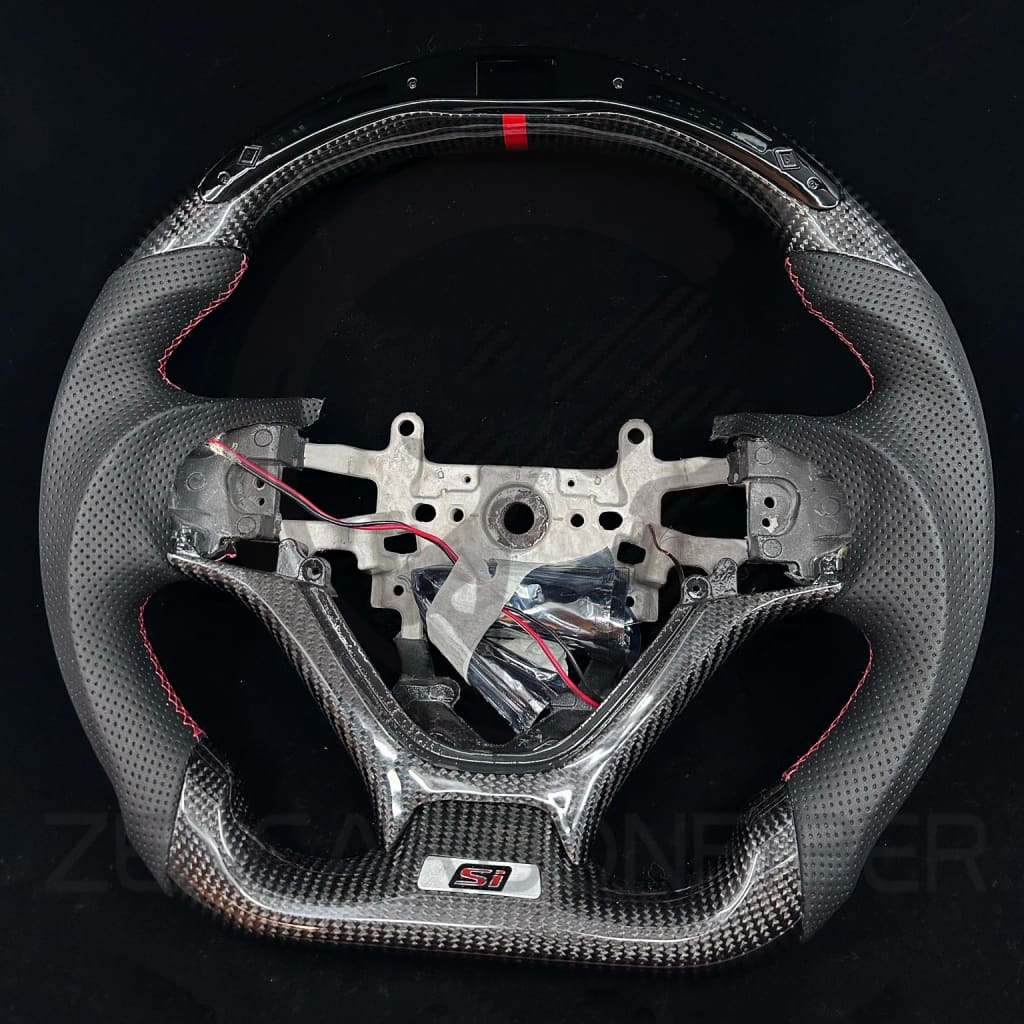 2012-2015 9th gen Honda Civic Carbon Fiber Steering Wheel - Steering Wheels