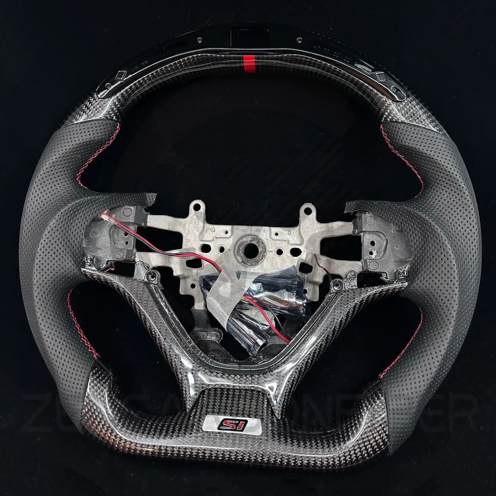 2012-2015 9th gen Honda Civic Carbon Fiber Steering Wheel - Steering Wheels