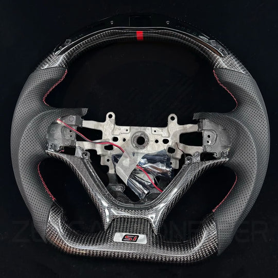 2012-2015 9th gen Honda Civic Carbon Fiber Steering Wheel - Steering Wheels