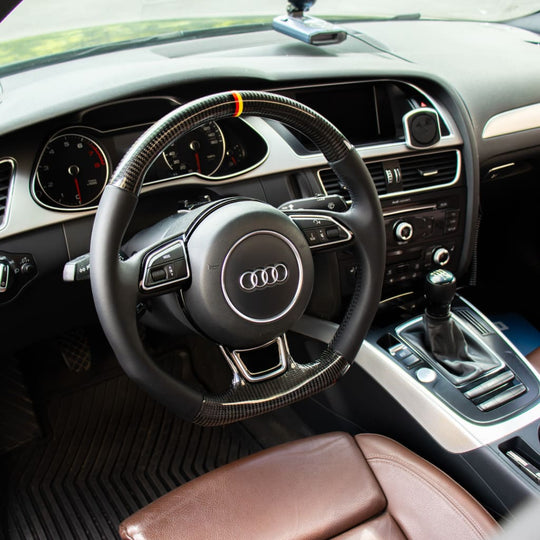 2012-2016 Audi B8.5/8V A3/S3/RS3 A4/S4/RS4 A5/S5/RS5 Carbon Fiber Steering Wheel - Steering Wheels