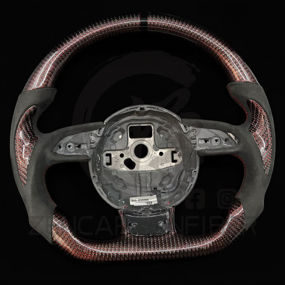 2012-2016 Audi B8.5/8V A3/S3/RS3 A4/S4/RS4 A5/S5/RS5 Carbon Fiber Steering Wheel - Steering Wheels