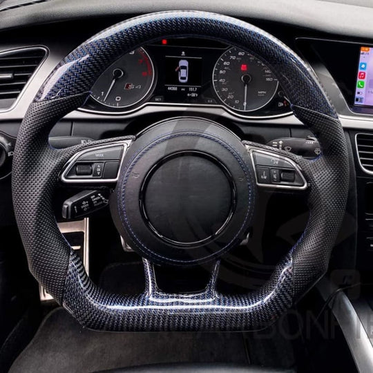 2012-2016 Audi B8.5/8V A3/S3/RS3 A4/S4/RS4 A5/S5/RS5 Carbon Fiber Steering Wheel - Steering Wheels