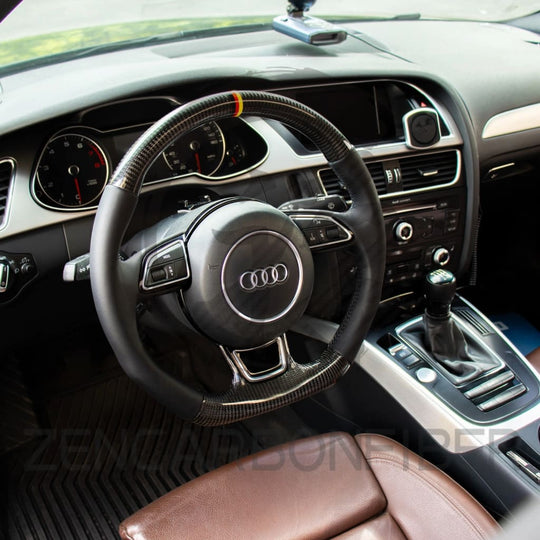 2012-2016 Audi B8.5/8V A3/S3/RS3 A4/S4/RS4 A5/S5/RS5 Carbon Fiber Steering Wheel - Steering Wheels