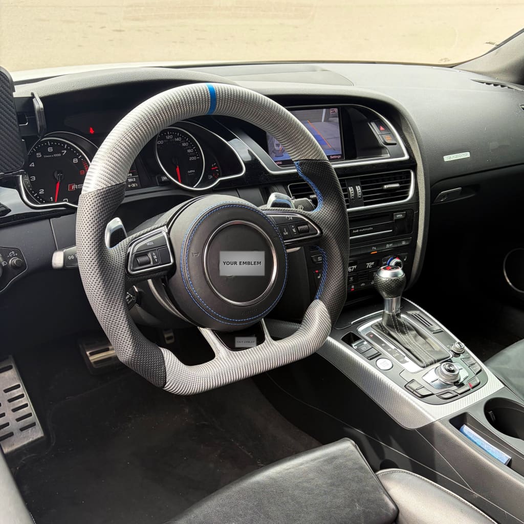 2012-2016 Audi B8.5/8V A3/S3/RS3 A4/S4/RS4 A5/S5/RS5 Carbon Fiber Steering Wheel - Steering Wheels