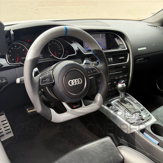2012-2016 Audi B8.5/8V A3/S3/RS3 A4/S4/RS4 A5/S5/RS5 Carbon Fiber Steering Wheel - Steering Wheels