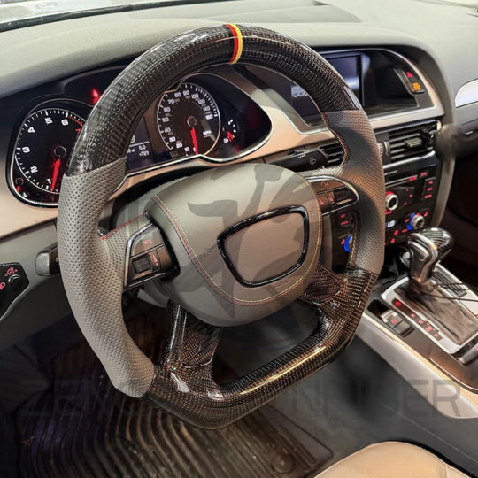 2012-2016 Audi B8.5/8V A3/S3/RS3 A4/S4/RS4 A5/S5/RS5 Carbon Fiber Steering Wheel - Steering Wheels