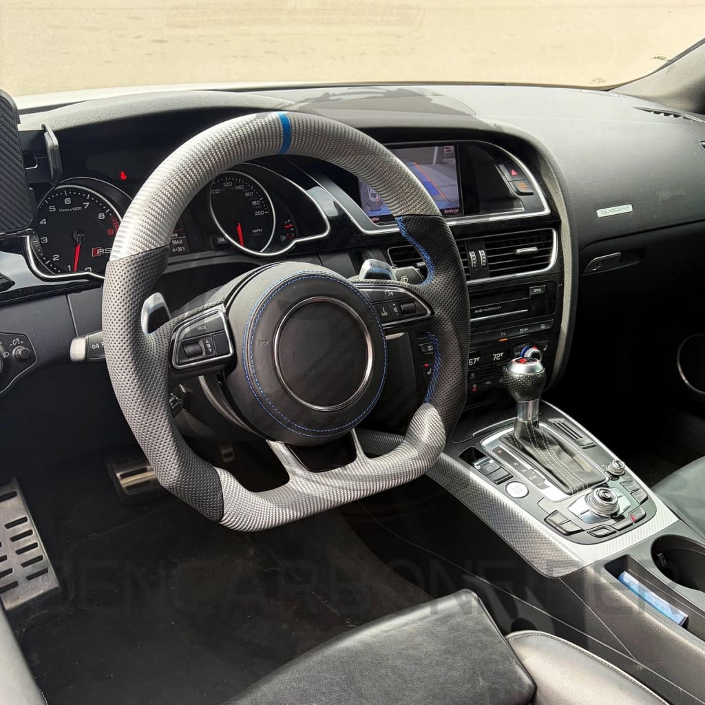 2012-2016 Audi B8.5/8V A3/S3/RS3 A4/S4/RS4 A5/S5/RS5 Carbon Fiber Steering Wheel - Steering Wheels