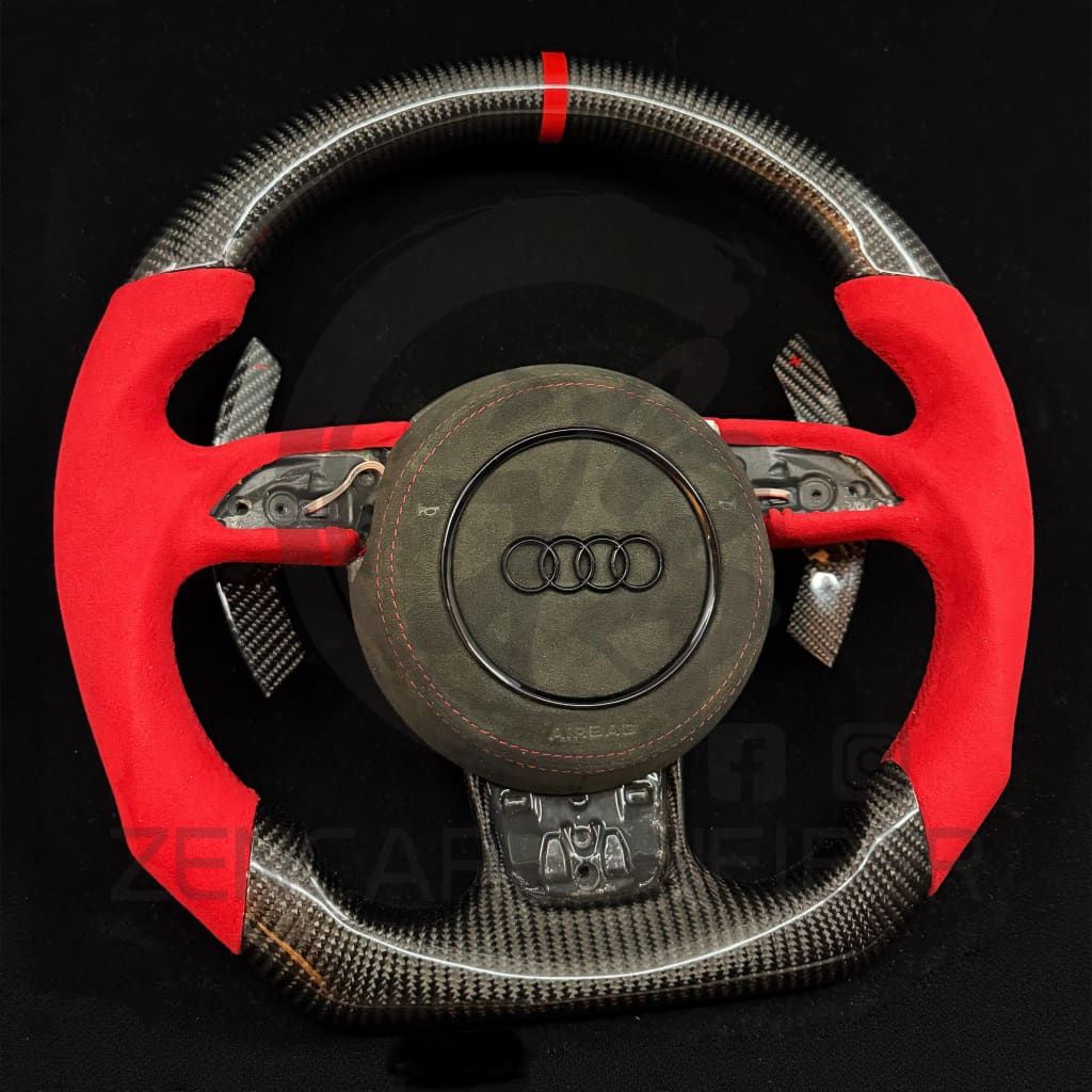 2012-2016 Audi B8.5 A/S/RS 3/4/5/6/7 Carbon Fiber Steering Wheel Steering Wheels