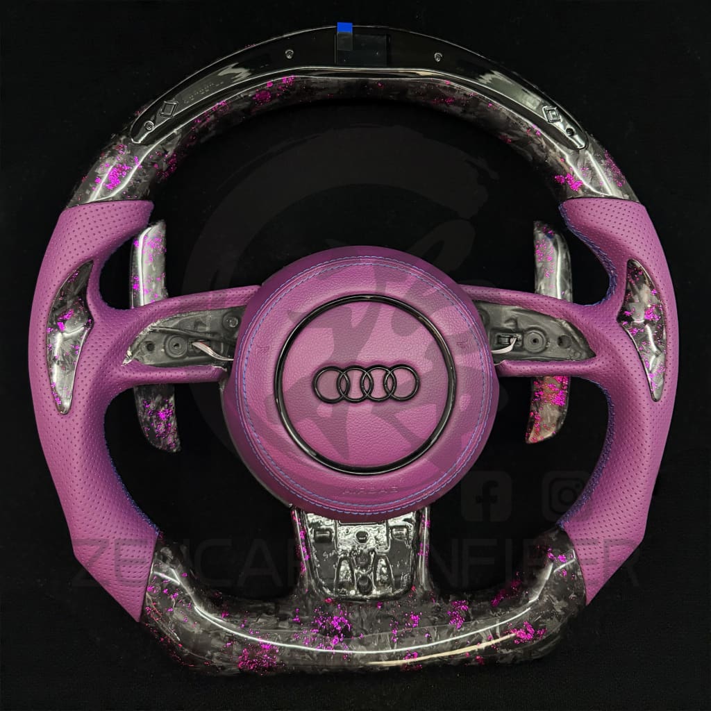 2012-2016 Audi B8.5 A/S/RS 3/4/5/6/7/8 Carbon Fiber Steering Wheel Steering Wheels
