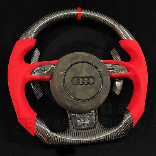 2012-2016 Audi B8.5 A/S/RS 3/4/5/6/7 Carbon Fiber Steering Wheel Steering Wheels