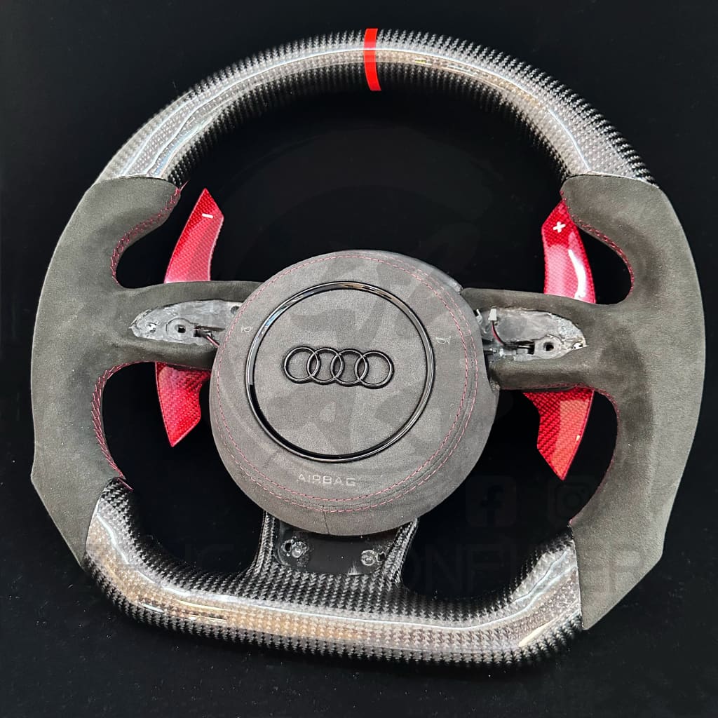 2012-2016 Audi B8.5 A/S/Rs 3/4/5/6/7 Carbon Fiber Steering Wheel Steering Wheel