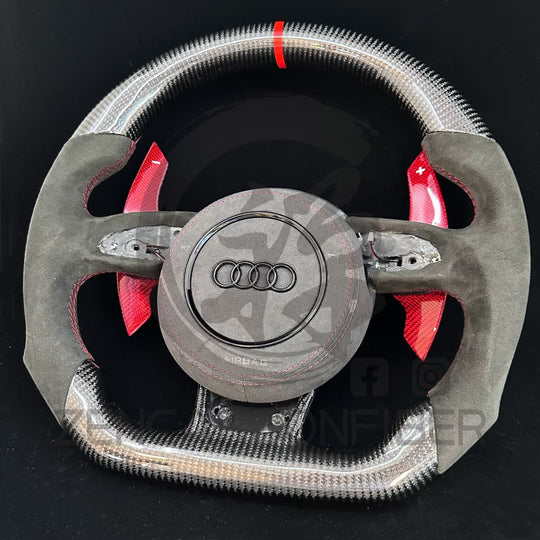 2012-2016 Audi B8.5 A/S/Rs 3/4/5/6/7 Carbon Fiber Steering Wheel Steering Wheel