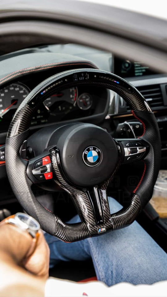 2012-2018 BMW F2X/F3X/F8X/F1X Carbon Fiber Steering Wheel Steering Wheels