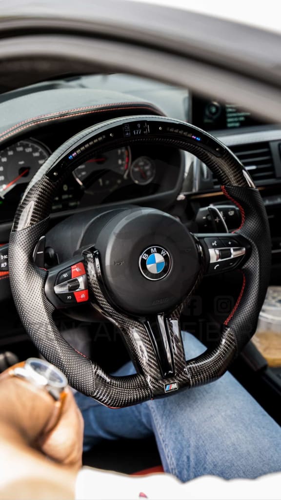 2012-2018 BMW F2X/F3X/F8X/F1X Carbon Fiber Steering Wheel Steering Wheels