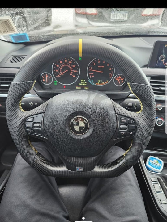2012-2019 Bmw F30/F32 3/4-Series Carbon Fiber Steering Wheel Steering Wheel